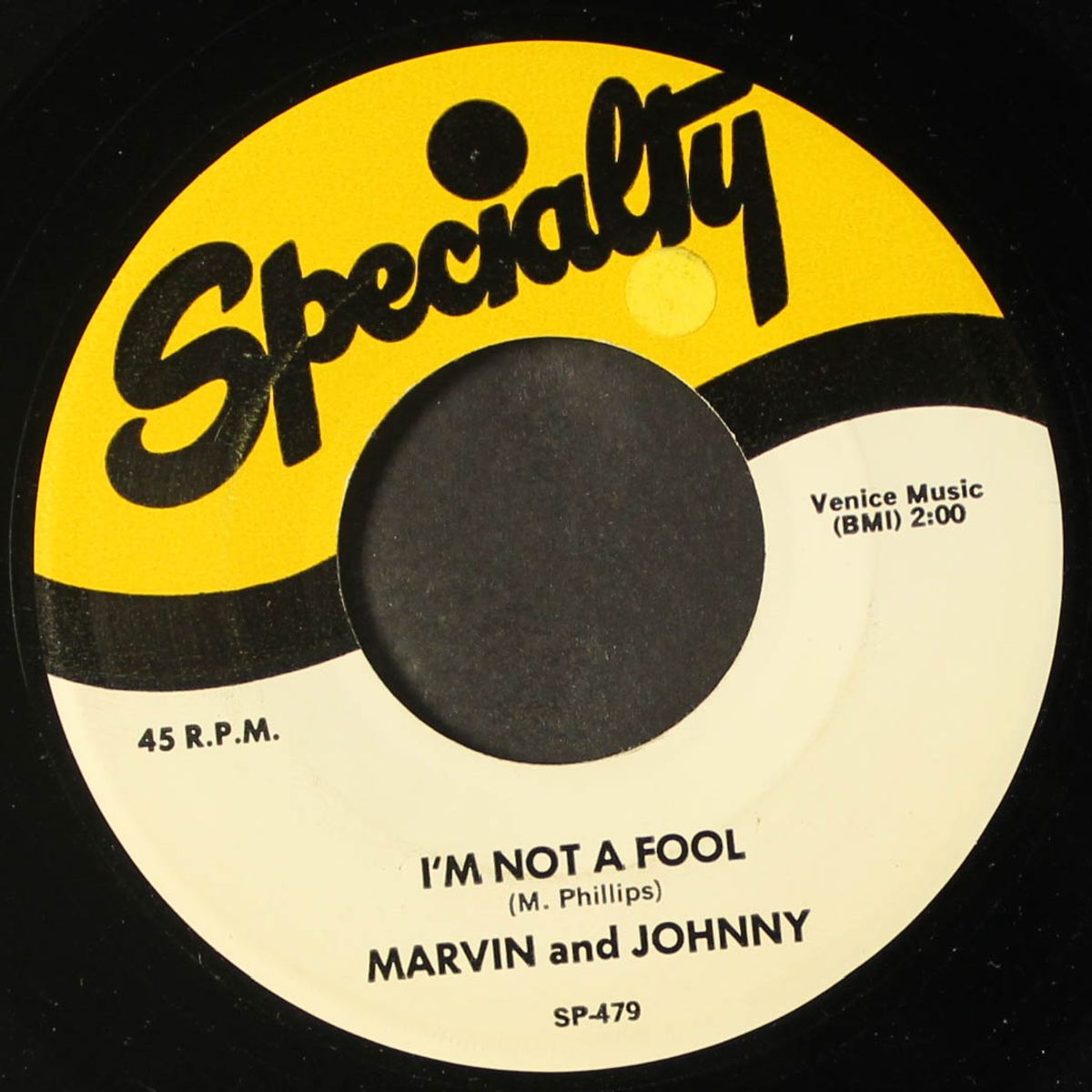 baby doll / i'm not a fool by MARVIN & JOHNNY