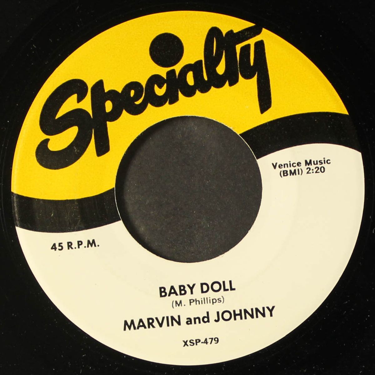 baby doll / i'm not a fool by MARVIN & JOHNNY