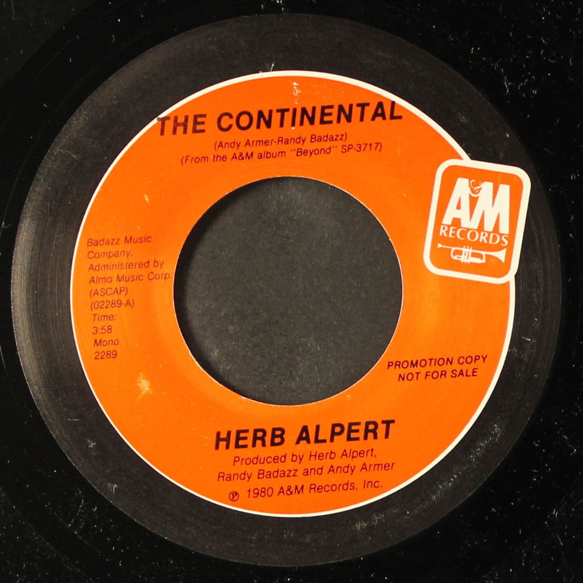 the continental / mono by HERB ALPERT