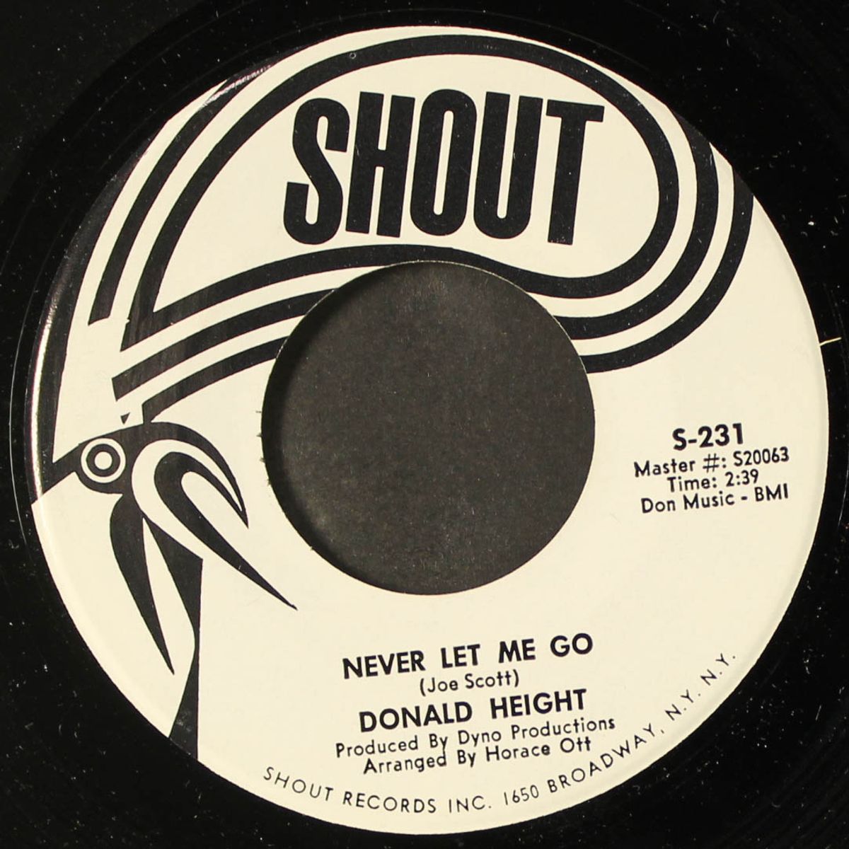 you've got to be a believer / never let me go by DONALD HEIGHT