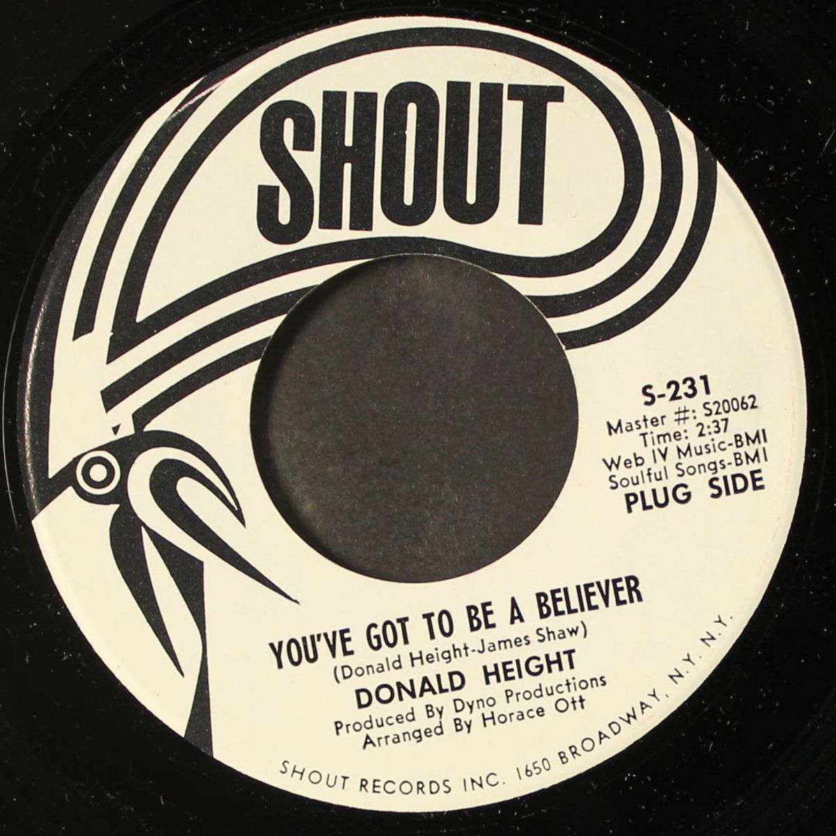 you've got to be a believer / never let me go by DONALD HEIGHT