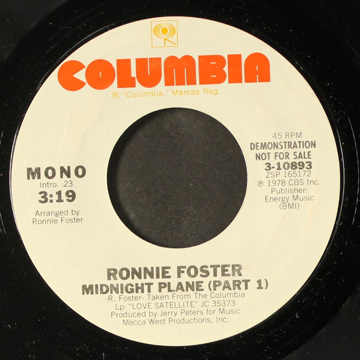 midnight plane (part 1) / mono by RONNIE FOSTER