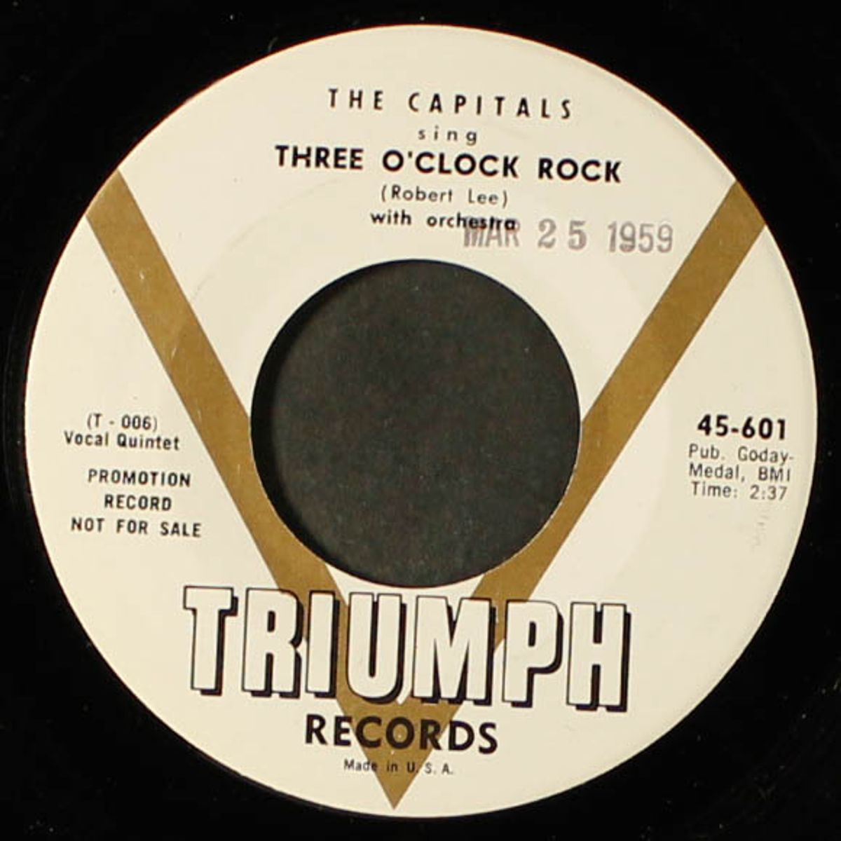 write me a love letter / three o'clock rock by CAPITALS