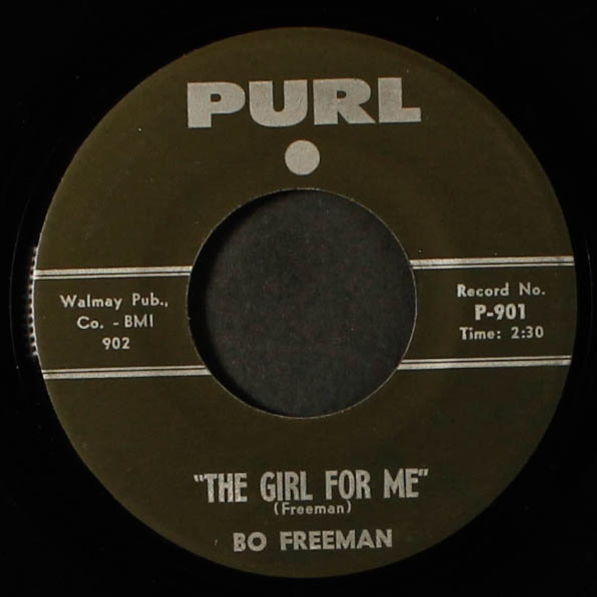 the girl for me / hey juanita by BO FREEMAN