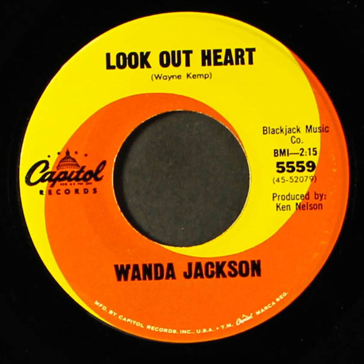the box it came in / look out heart by WANDA JACKSON