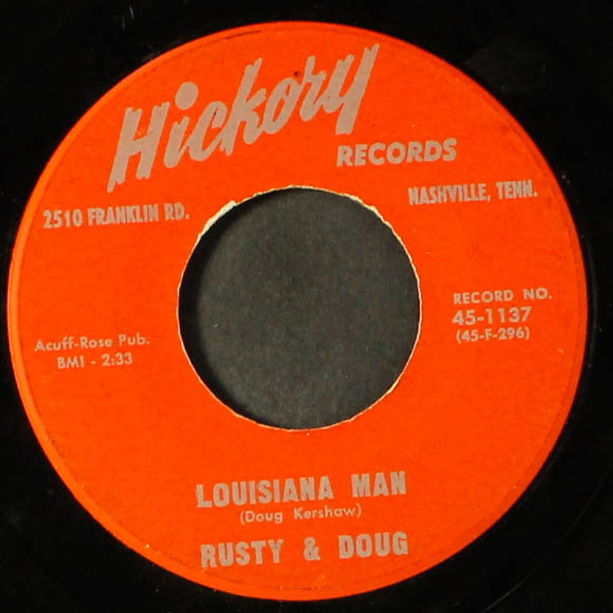 louisiana man / make me realize by RUSTY & DOUG