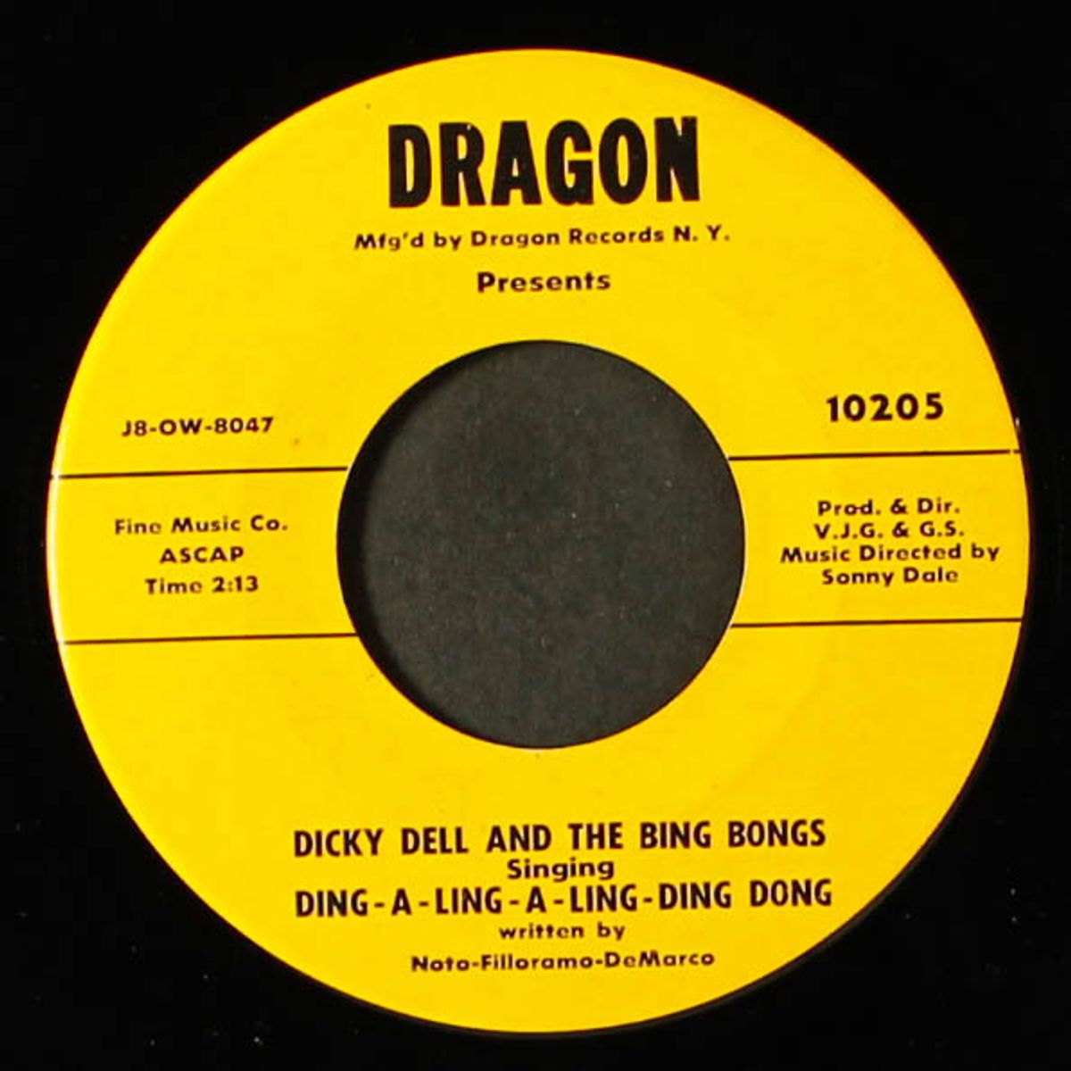 the cling / ding-a-ling-a-ling-ding dong by BING BONGS / DICKY DELL