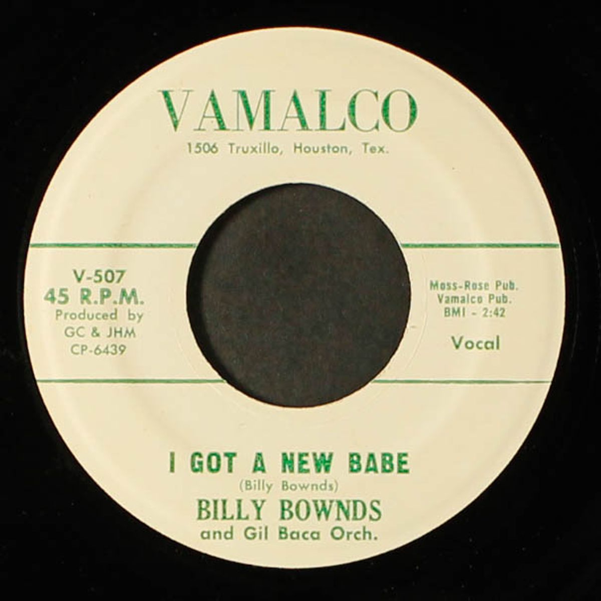 i got a new babe / you'll cry a little bit by BILLY BOWNDS