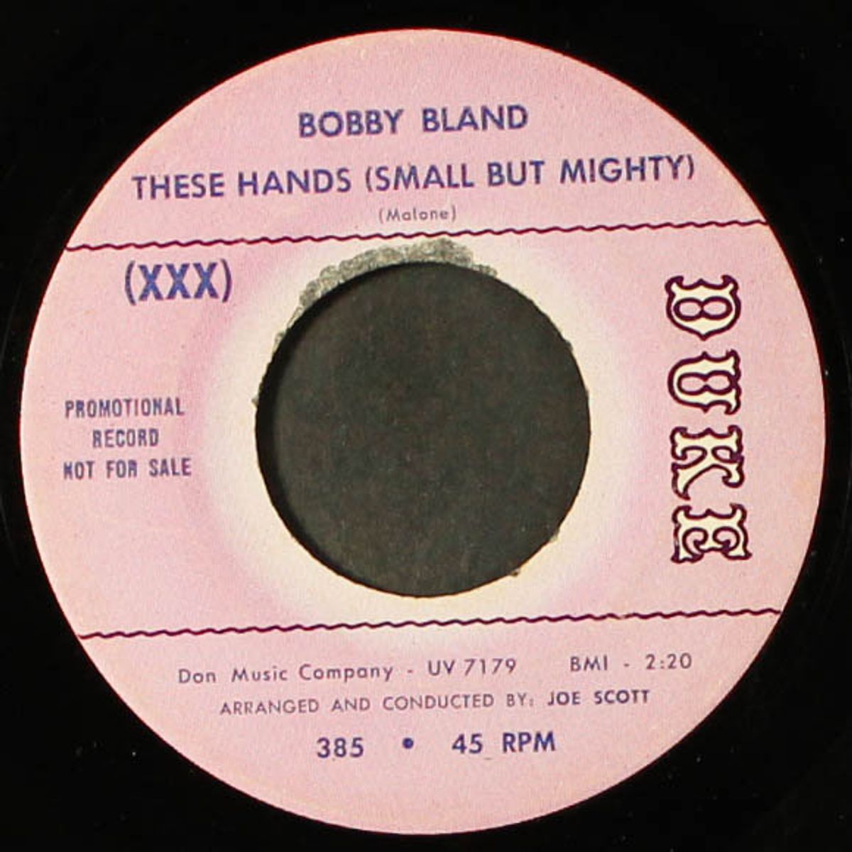 these hands (small but mighty) / today by BOBBY BLAND