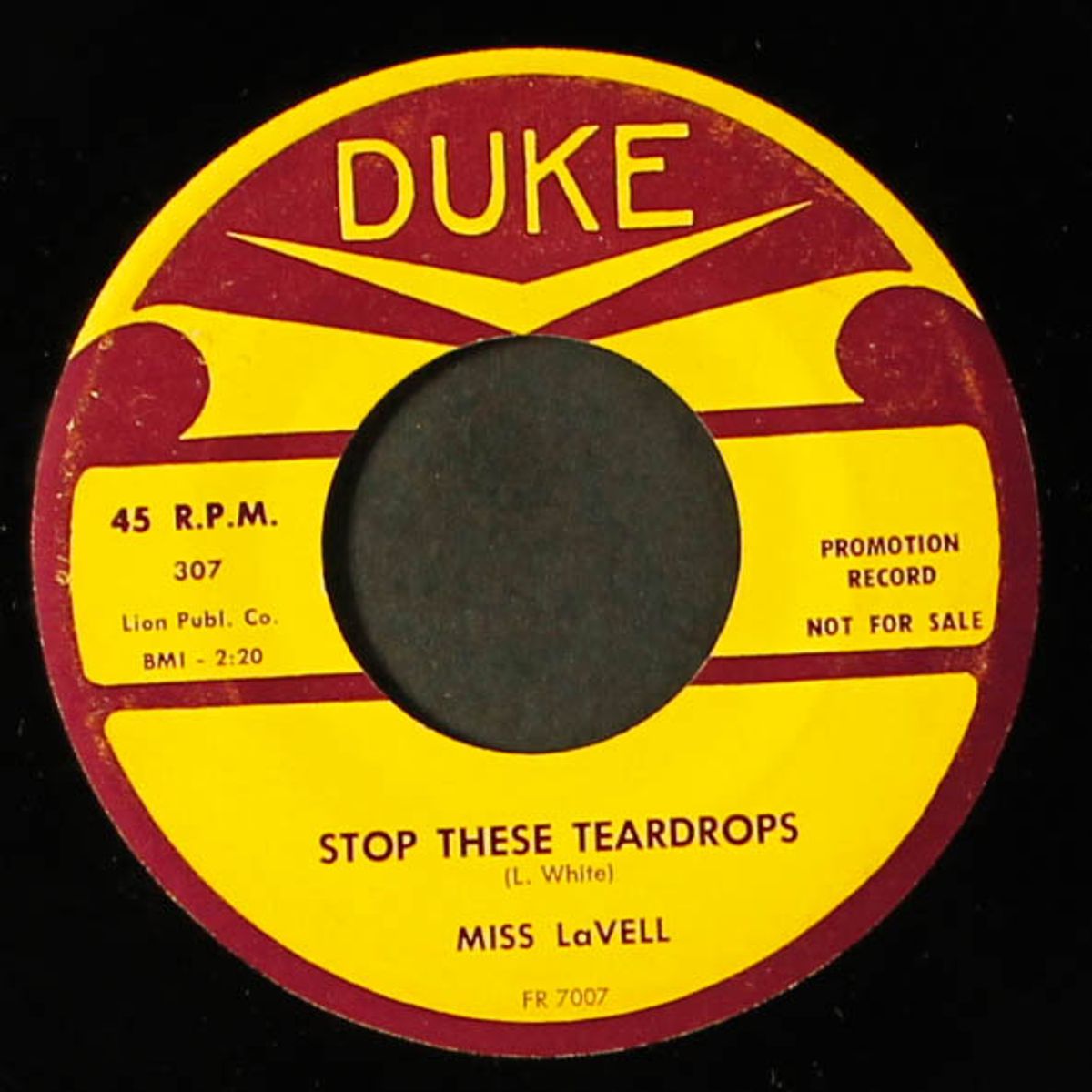 stop these teardrops / yes, i've been crying by MISS LAVELL