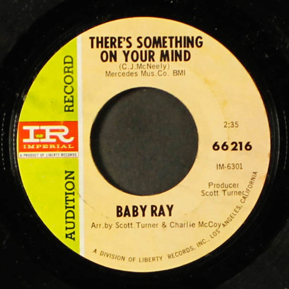 there's something on your mind by BABY RAY