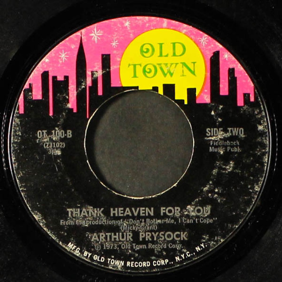 in the rain / thank heaven for you by ARTHUR PRYSOCK