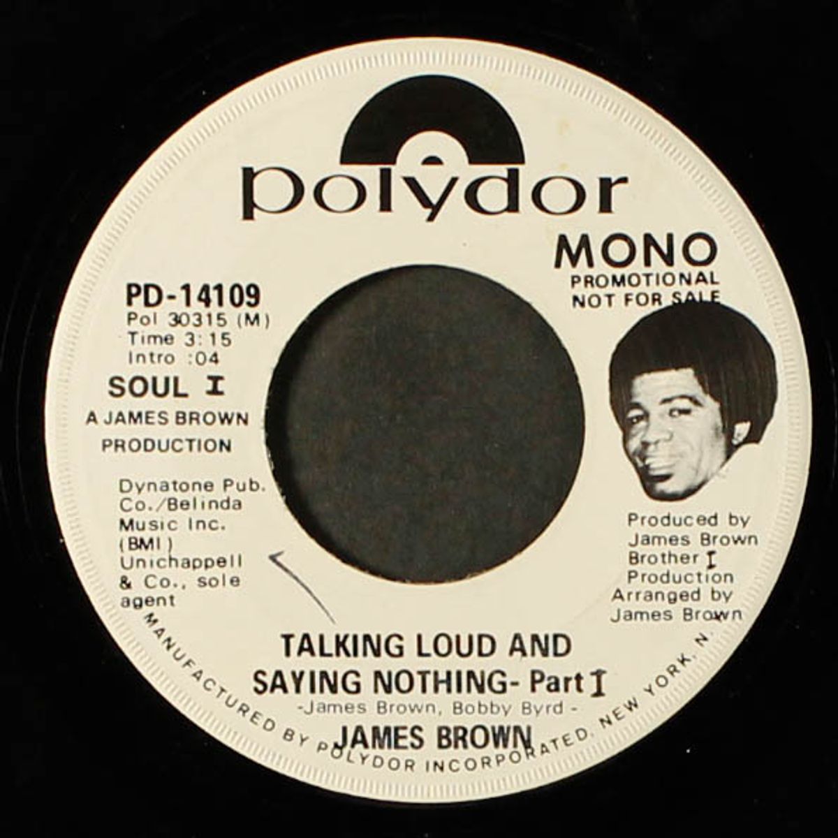 talking loud & saying nothing, pt 1 / mono by JAMES BROWN