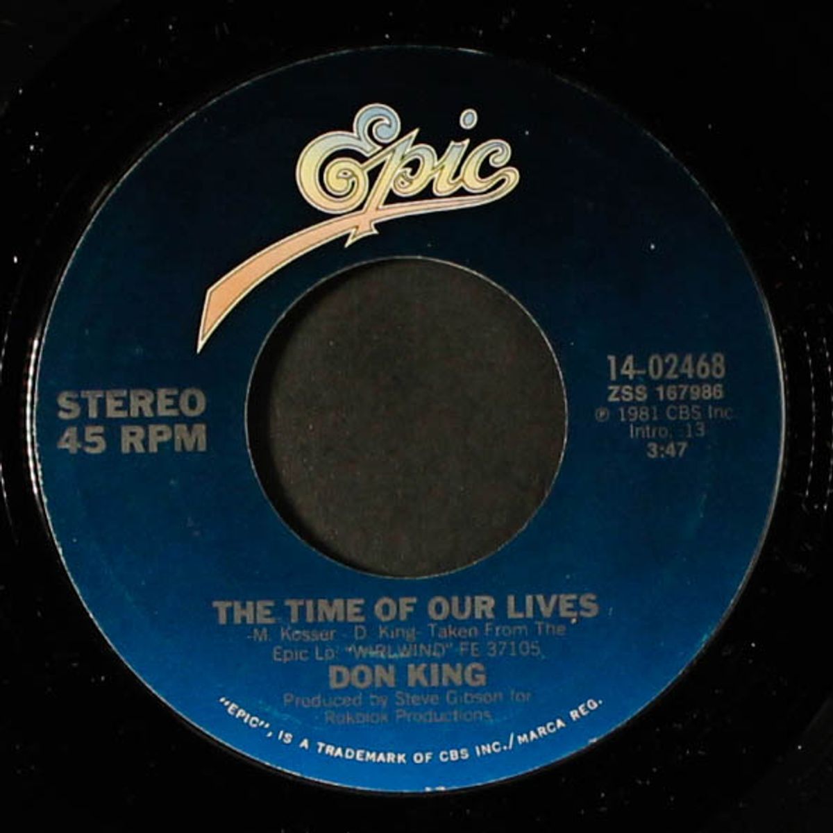 the closer you get / the time of our lives by DON KING