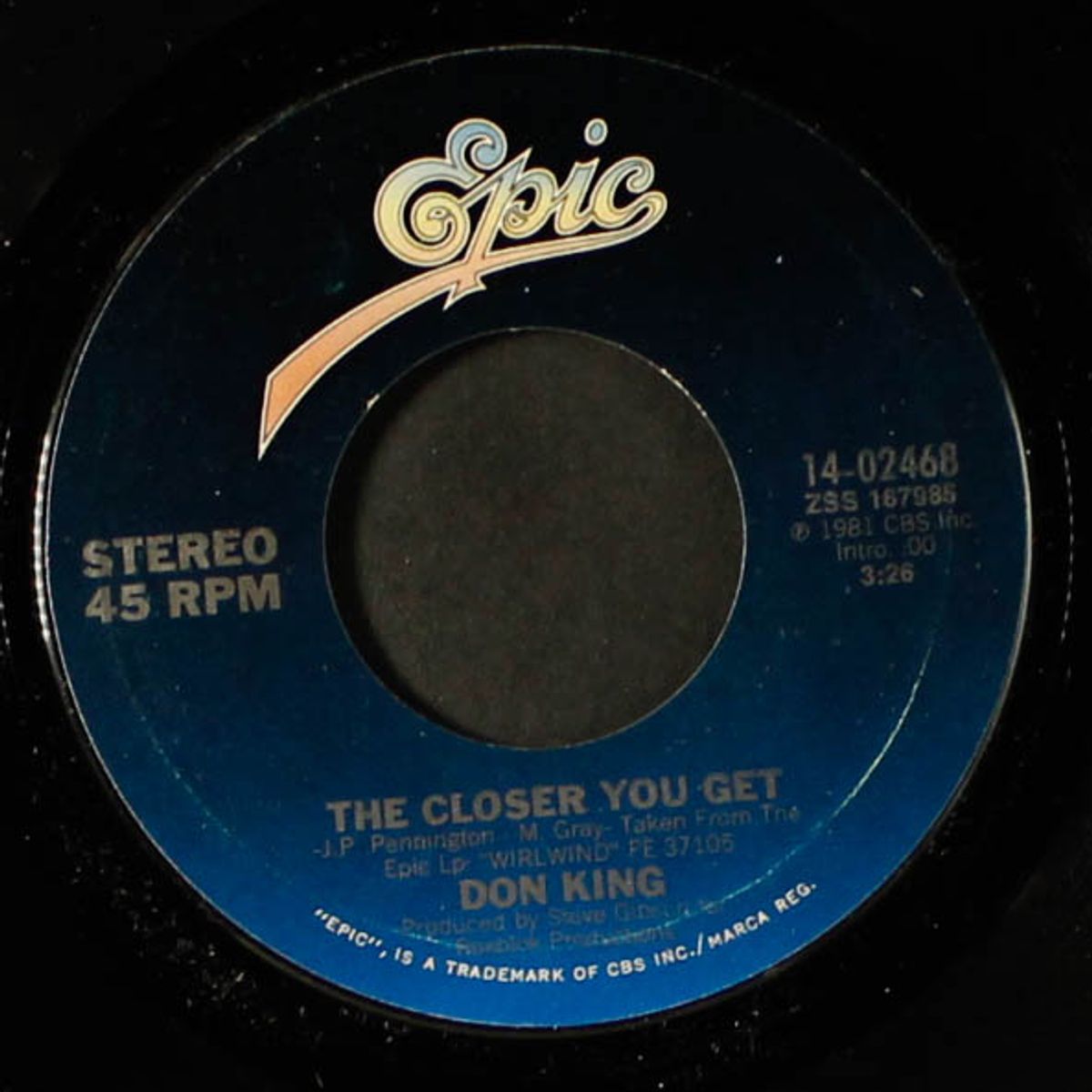 the closer you get / the time of our lives by DON KING