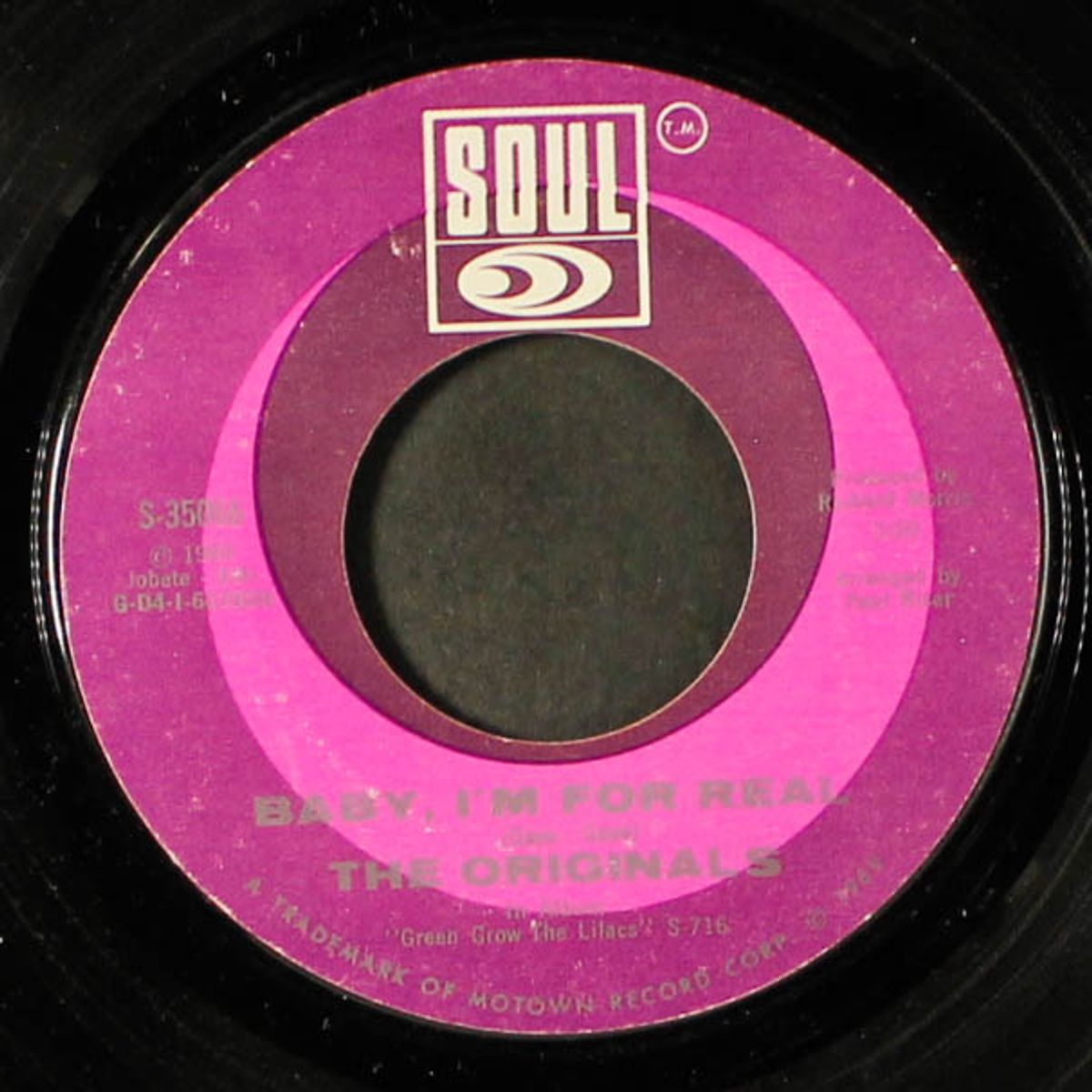 baby i'm for real / moment of truth by ORIGINALS
