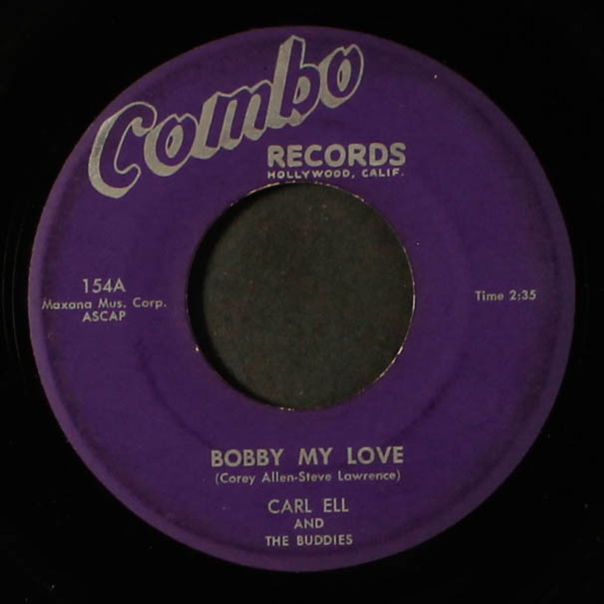 bobby my love / sunshine by CARL ELL & BUDDIES
