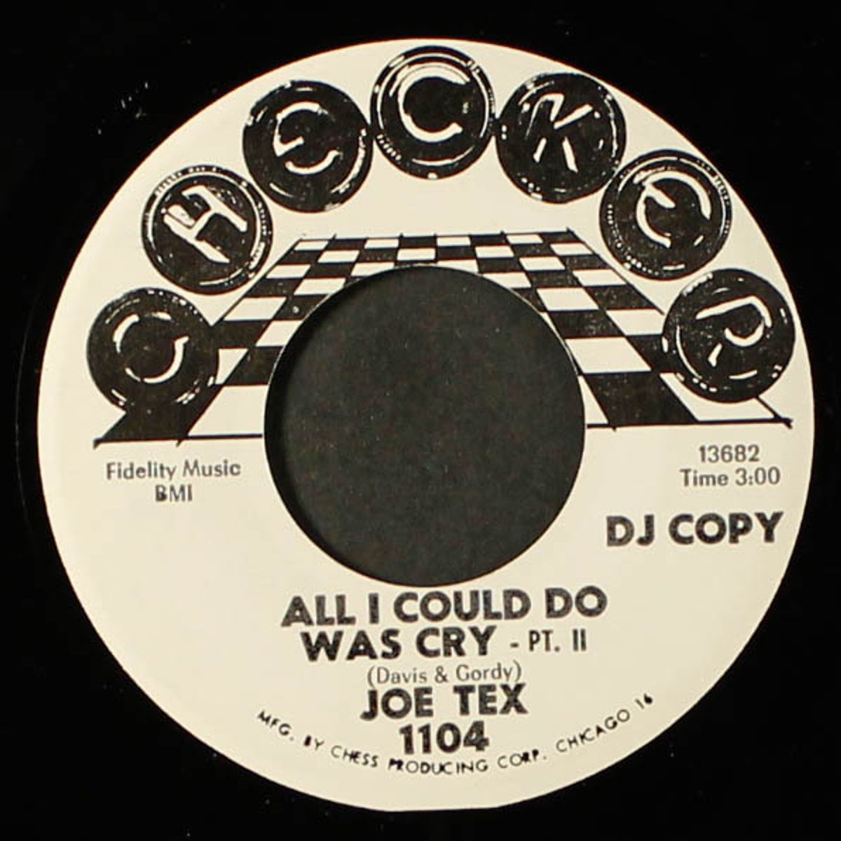 all i could do was cry / baby you're right by JOE TEX