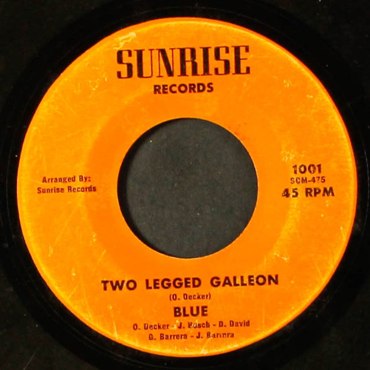 two legged galleon / purple glasses by BLUE