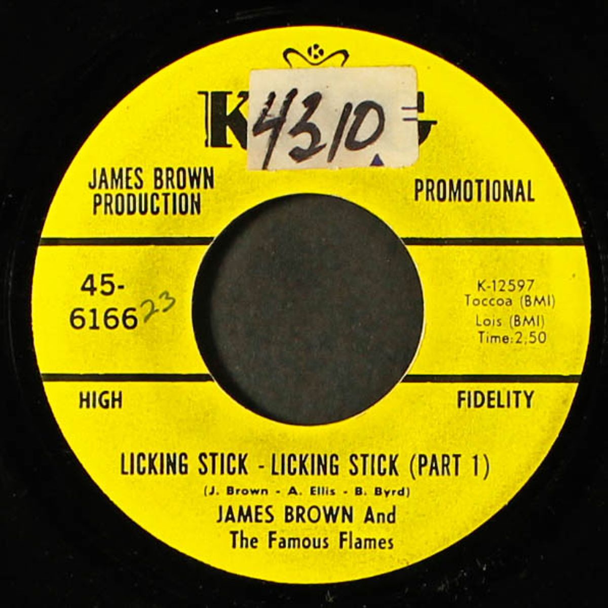 licking stick / part 2 by JAMES BROWN