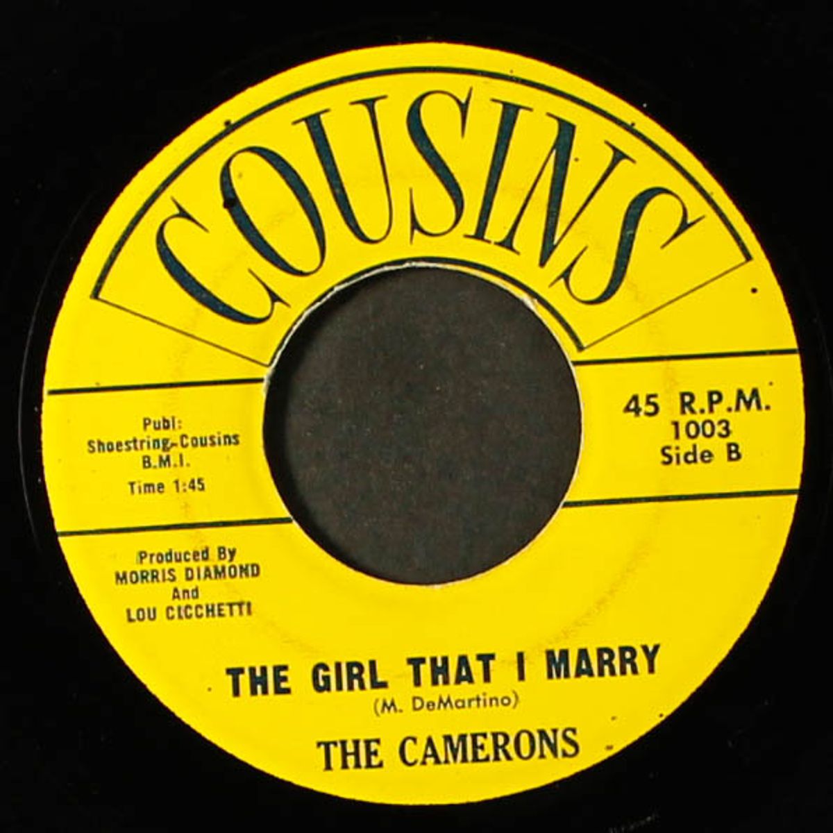 guardian angel / a girl i marry by CAMERONS