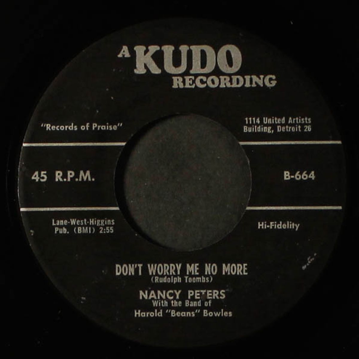 cry, baby heart / don't worry me no more by NANCY PETERS