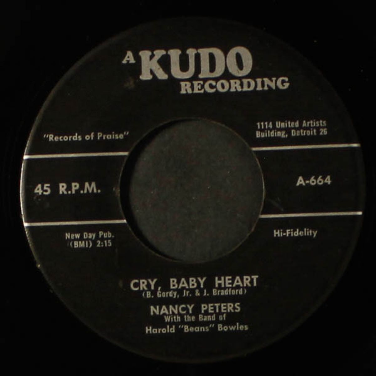 cry, baby heart / don't worry me no more by NANCY PETERS