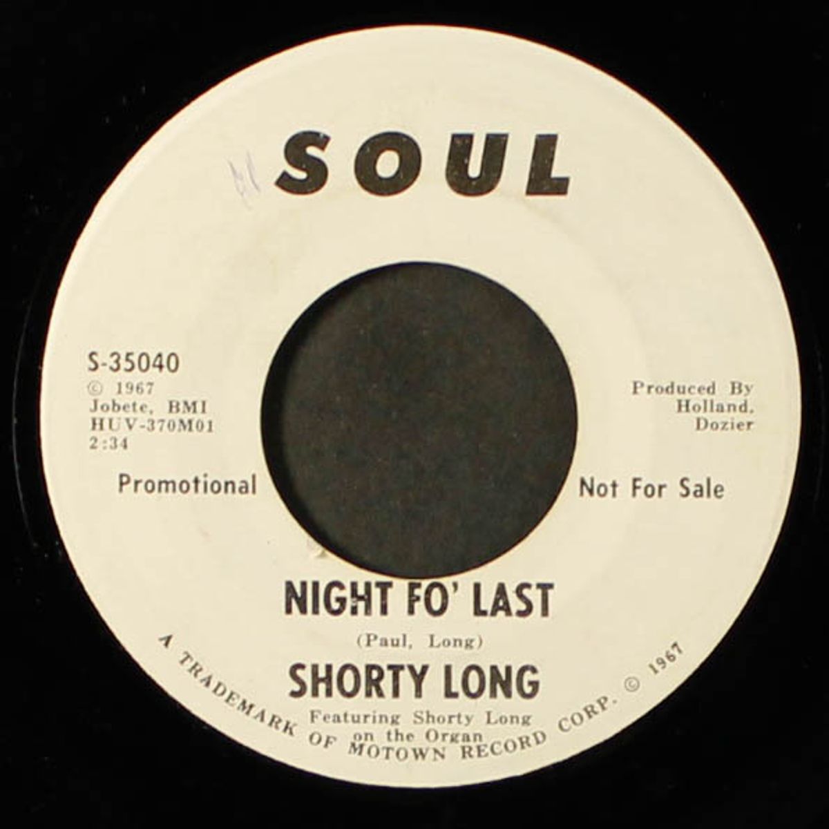 night fo' last / same by SHORTY LONG