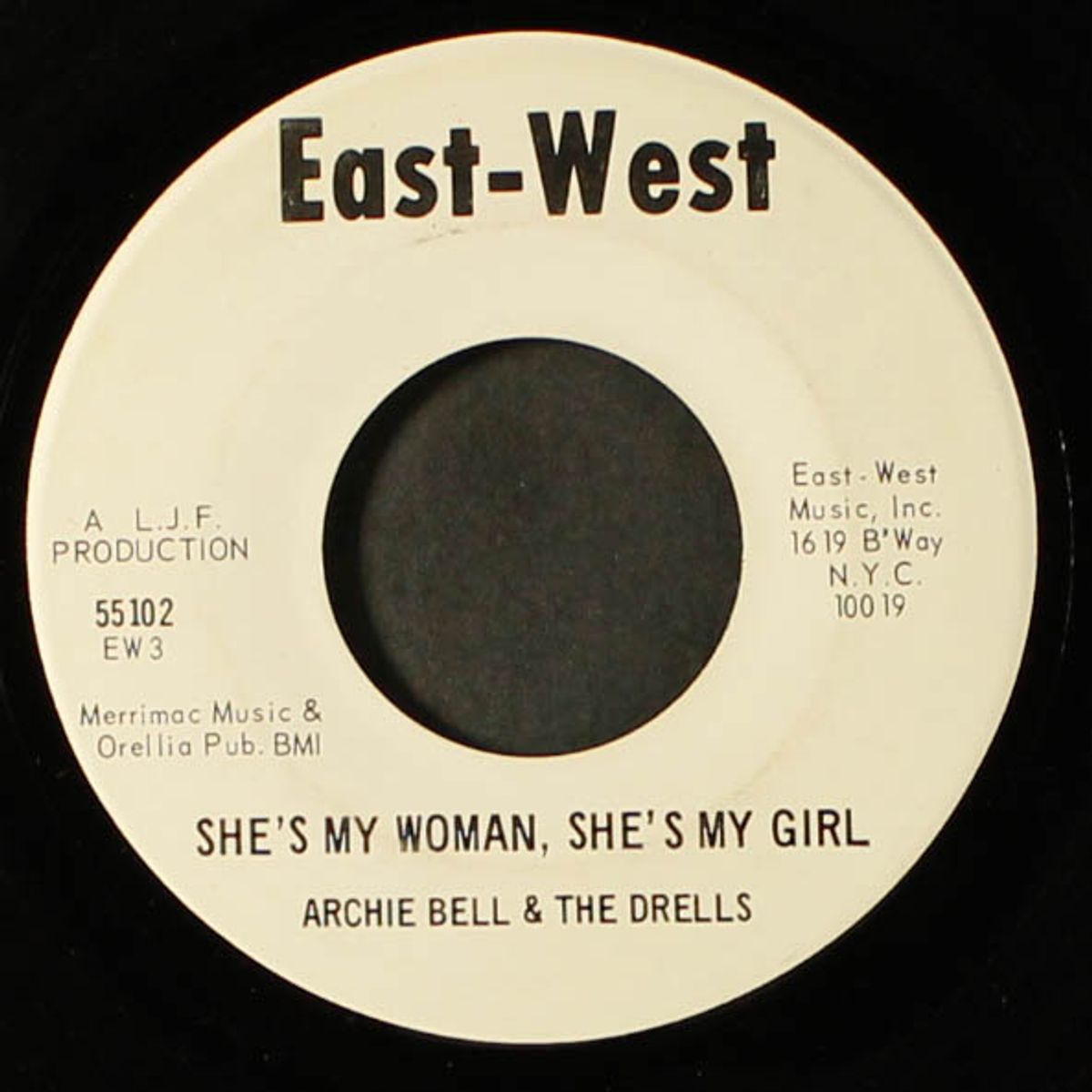 she's my woman (she's my girl) / the yankee dance by ARCHIE BELL & THE DRELLS