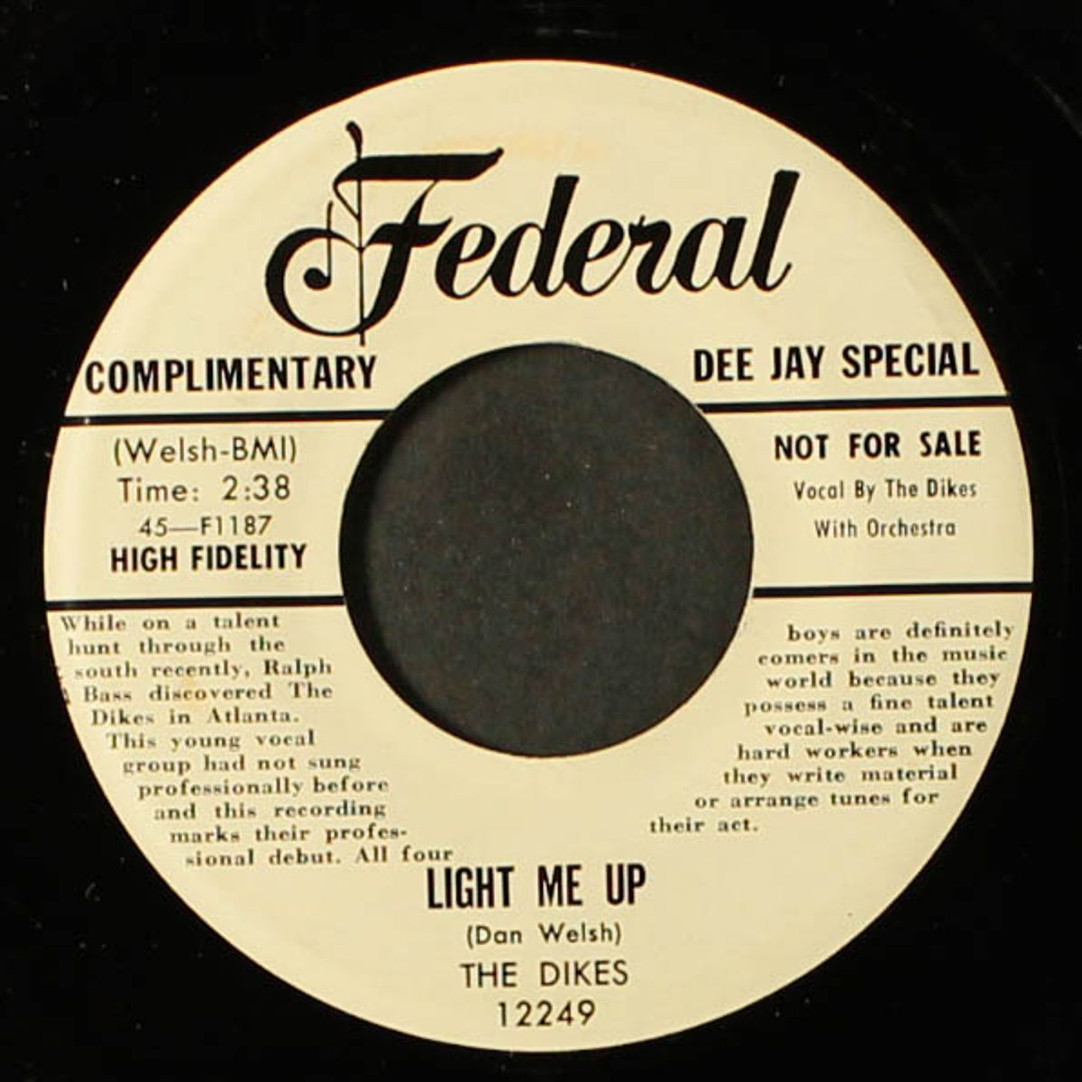 don't leave poor me / light me up by DIKES