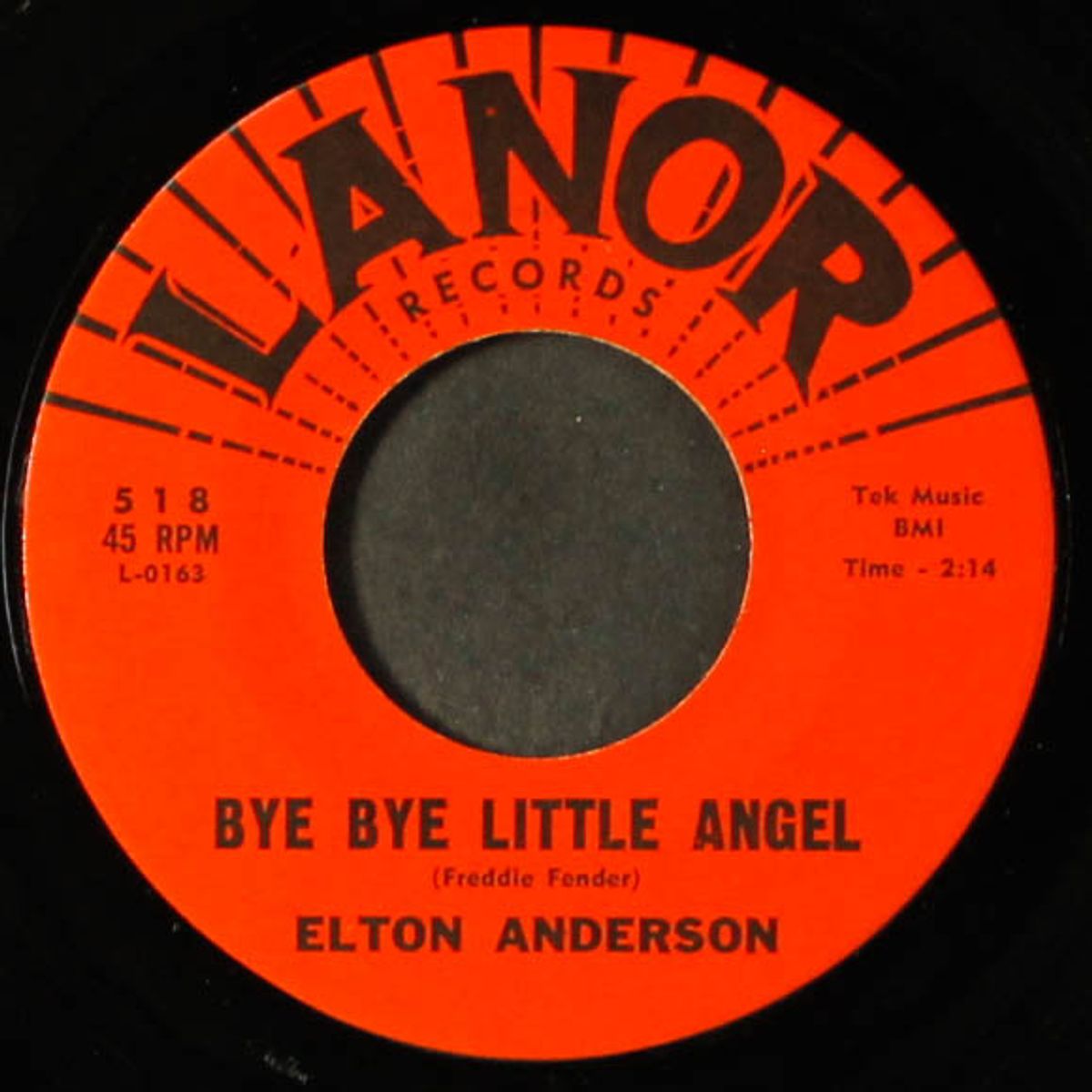 bye bye little angel / don't touch me baby by ELTON ANDERSON