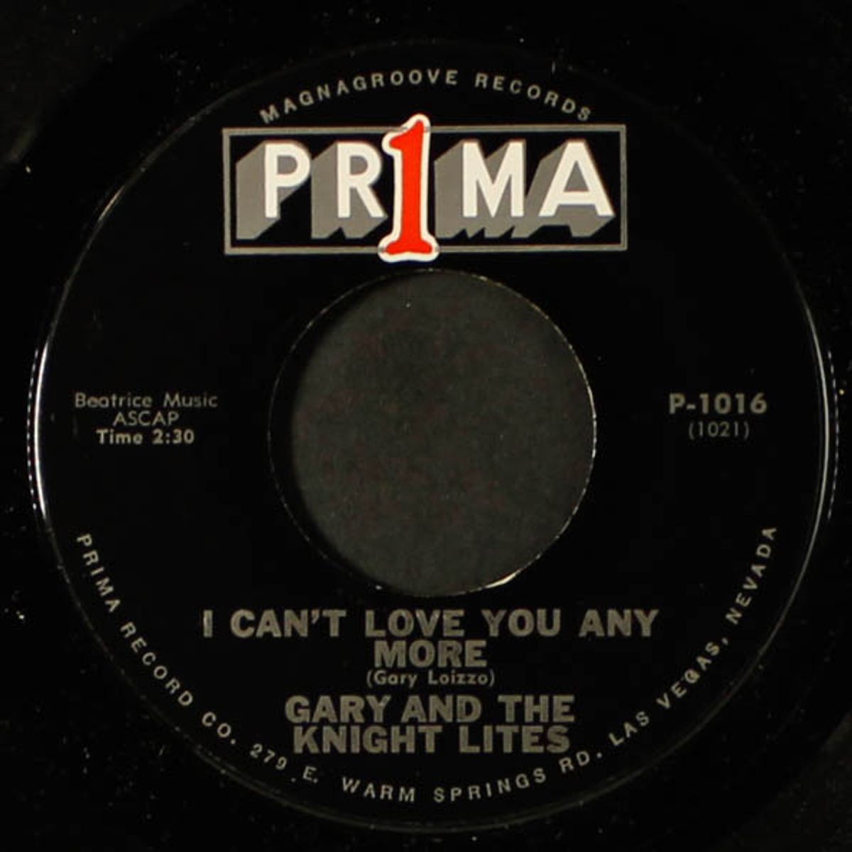 will you go steady / i can't love you anymore by GARY & KNIGHT LITES