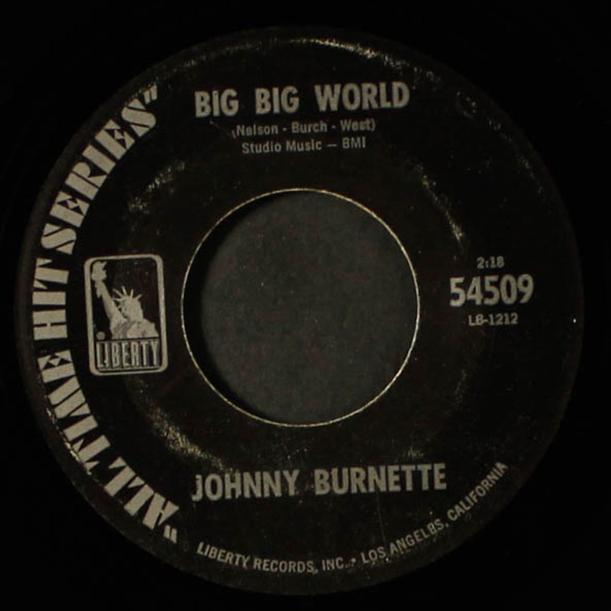 you're sixteen / big big world by JOHNNY BURNETTE