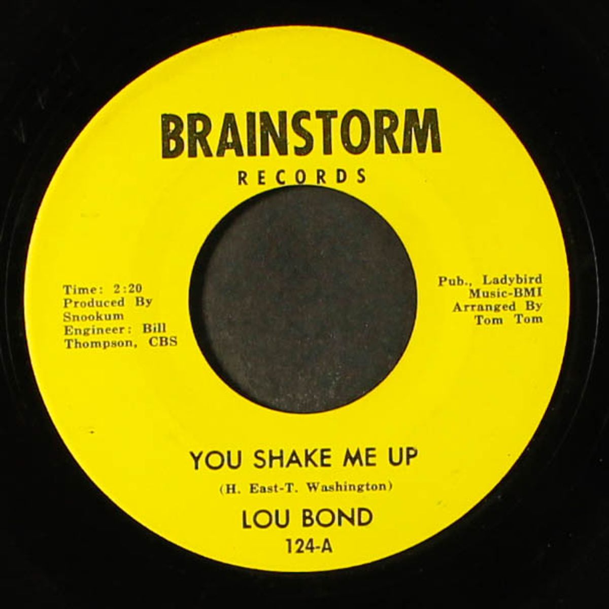 you shake me up / don't start new crying by LOU BOND