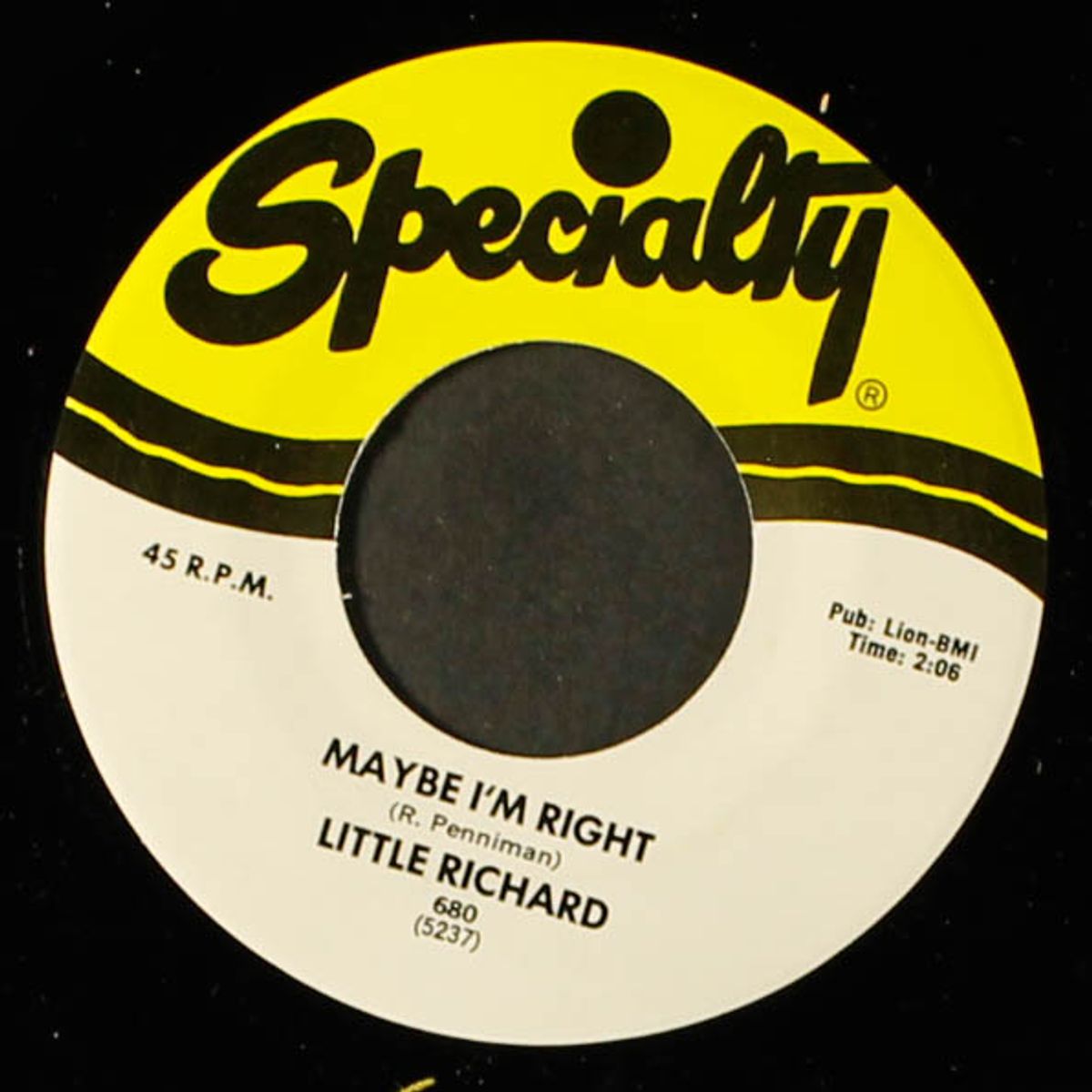 maybe i'm right / whole lotta shakin' by LITTLE RICHARD