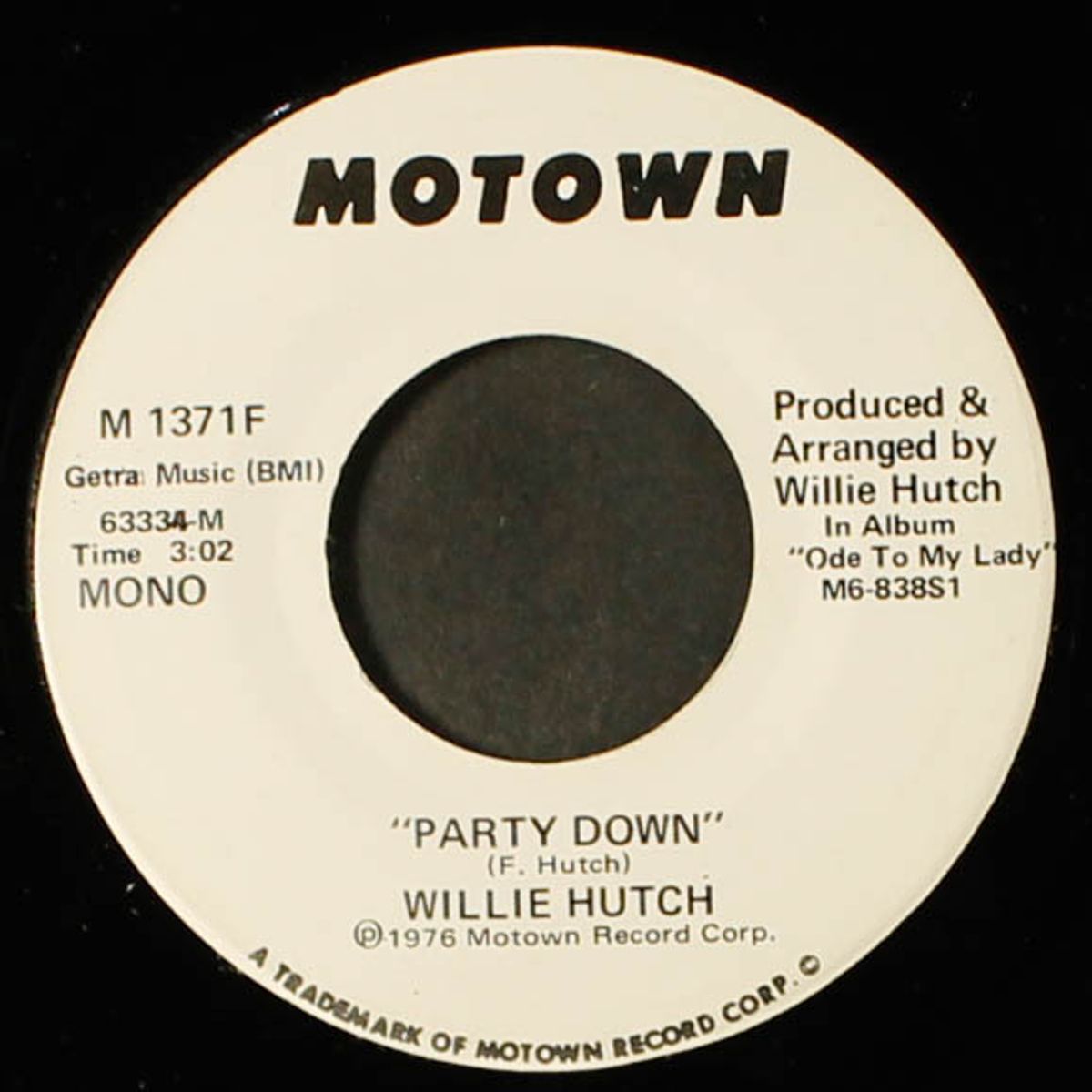 party down / mono by WILLIE HUTCH