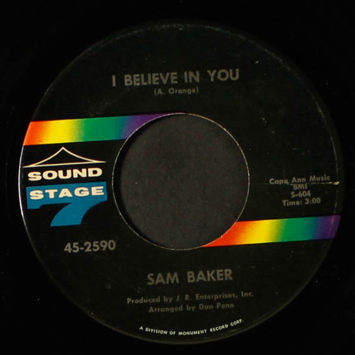 i'm number one / i believe in you by SAM BAKER