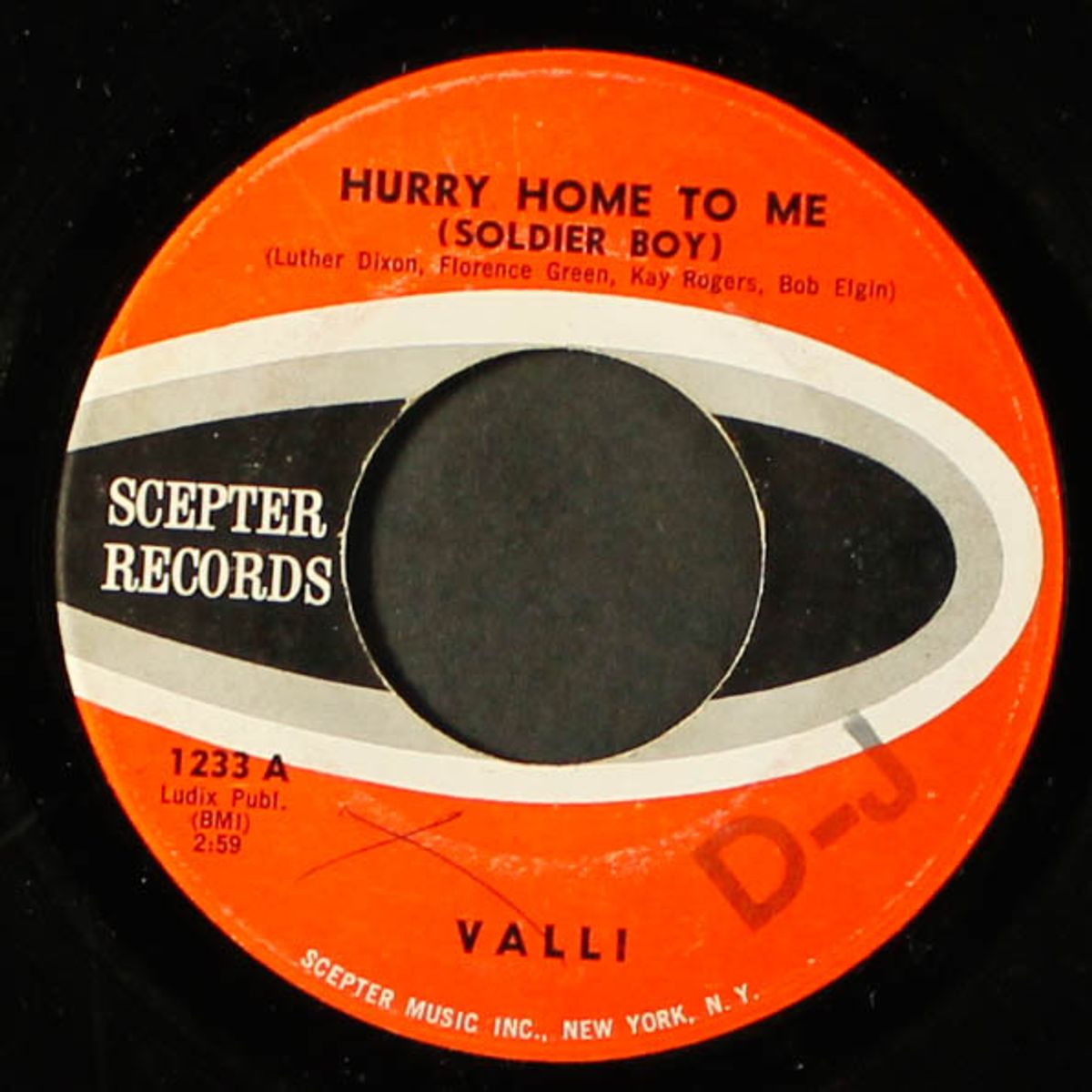 hurry home to me / jimmy's in a hurry by VALLI