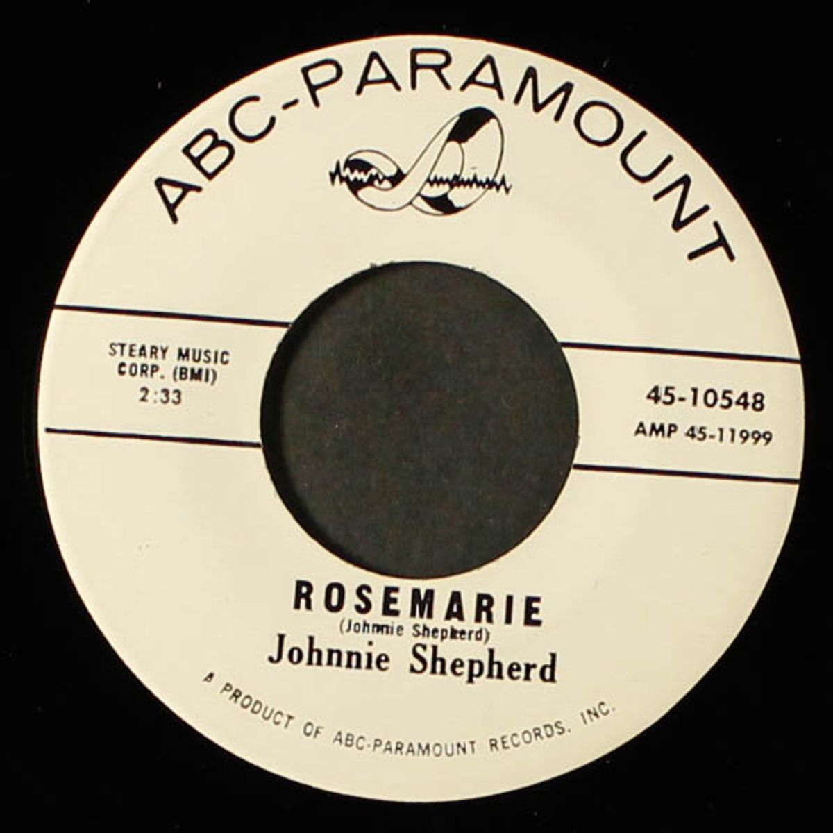 rosemarie / i really love you by JOHNNIE SHEPHERD