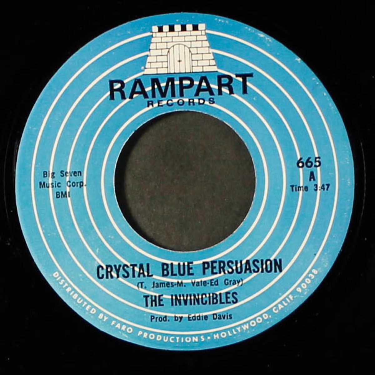 crystal blue persuasion / if i should win your love by INVINCIBLES