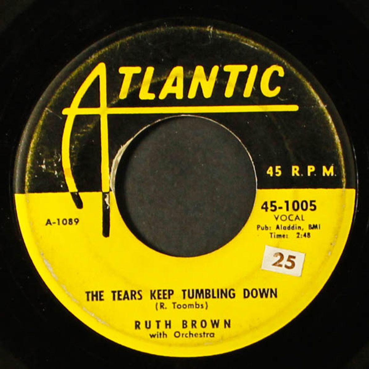 the tears kept tumbling down / i would if i could by RUTH BROWN