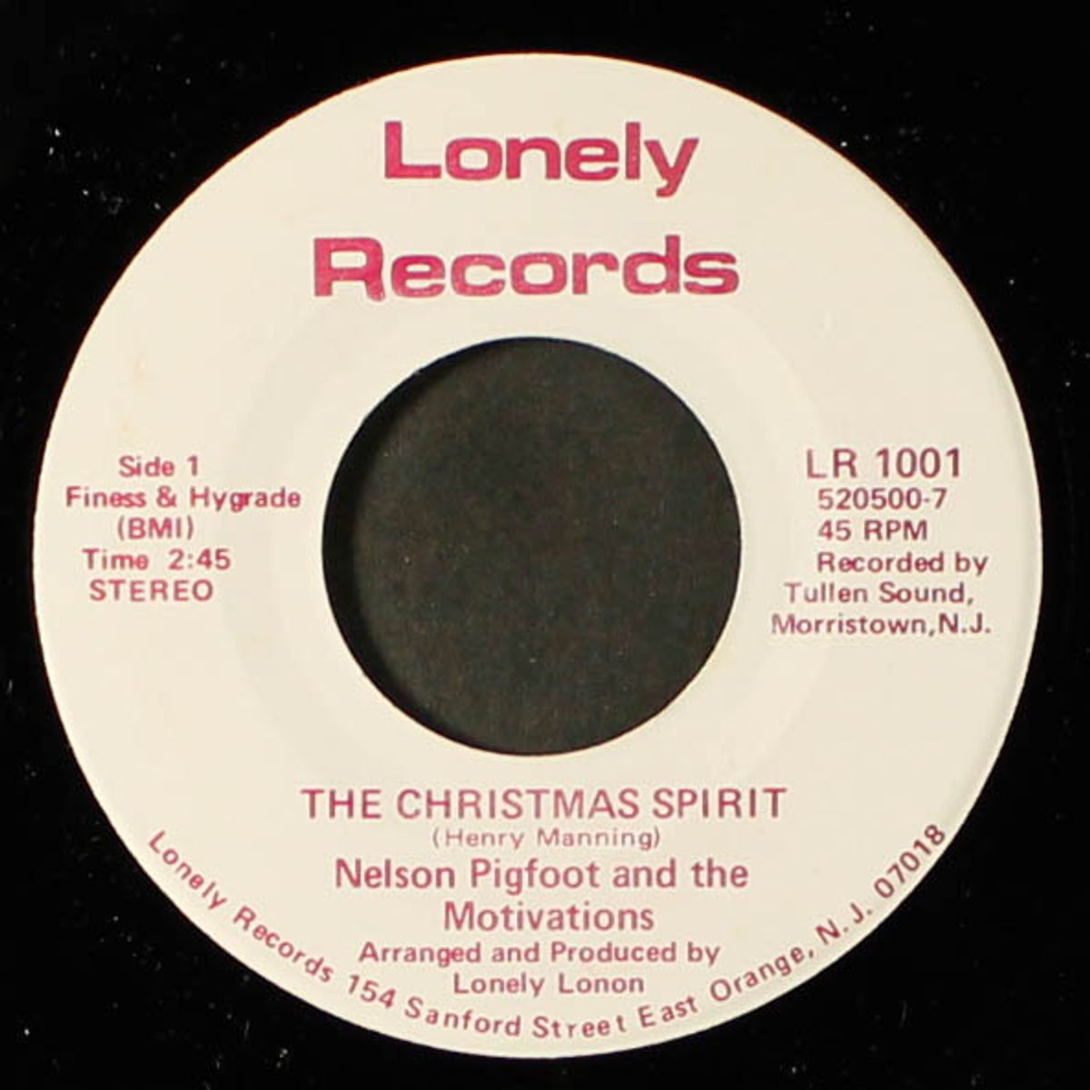 the christmas spirit / so long by NELSON PIGFOOT & MOTIVATIONS