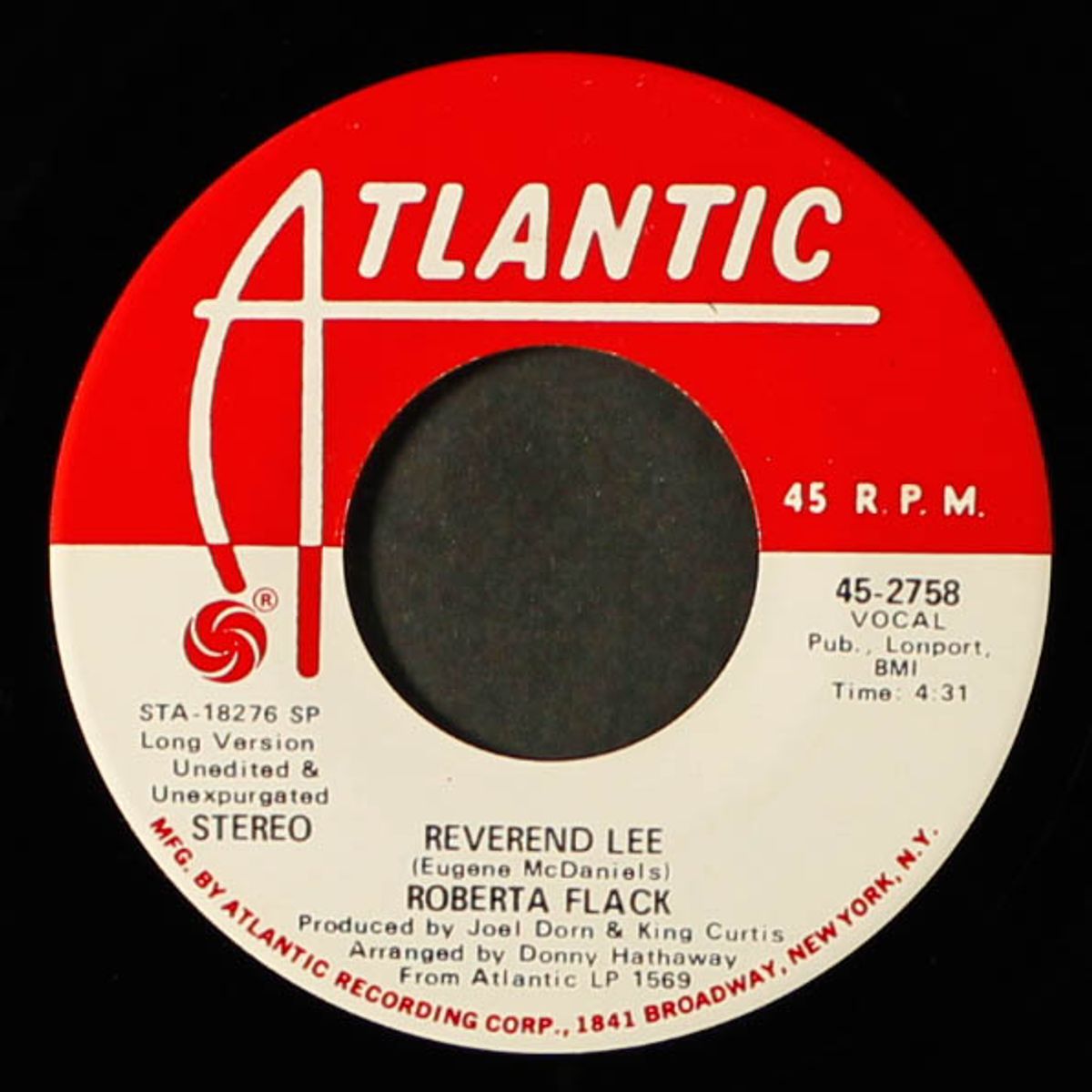 reverend lee / short by ROBERTA FLACK