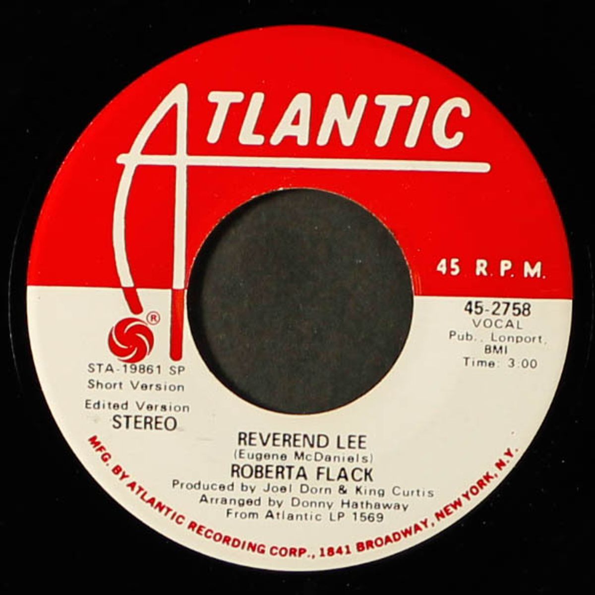 reverend lee / short by ROBERTA FLACK