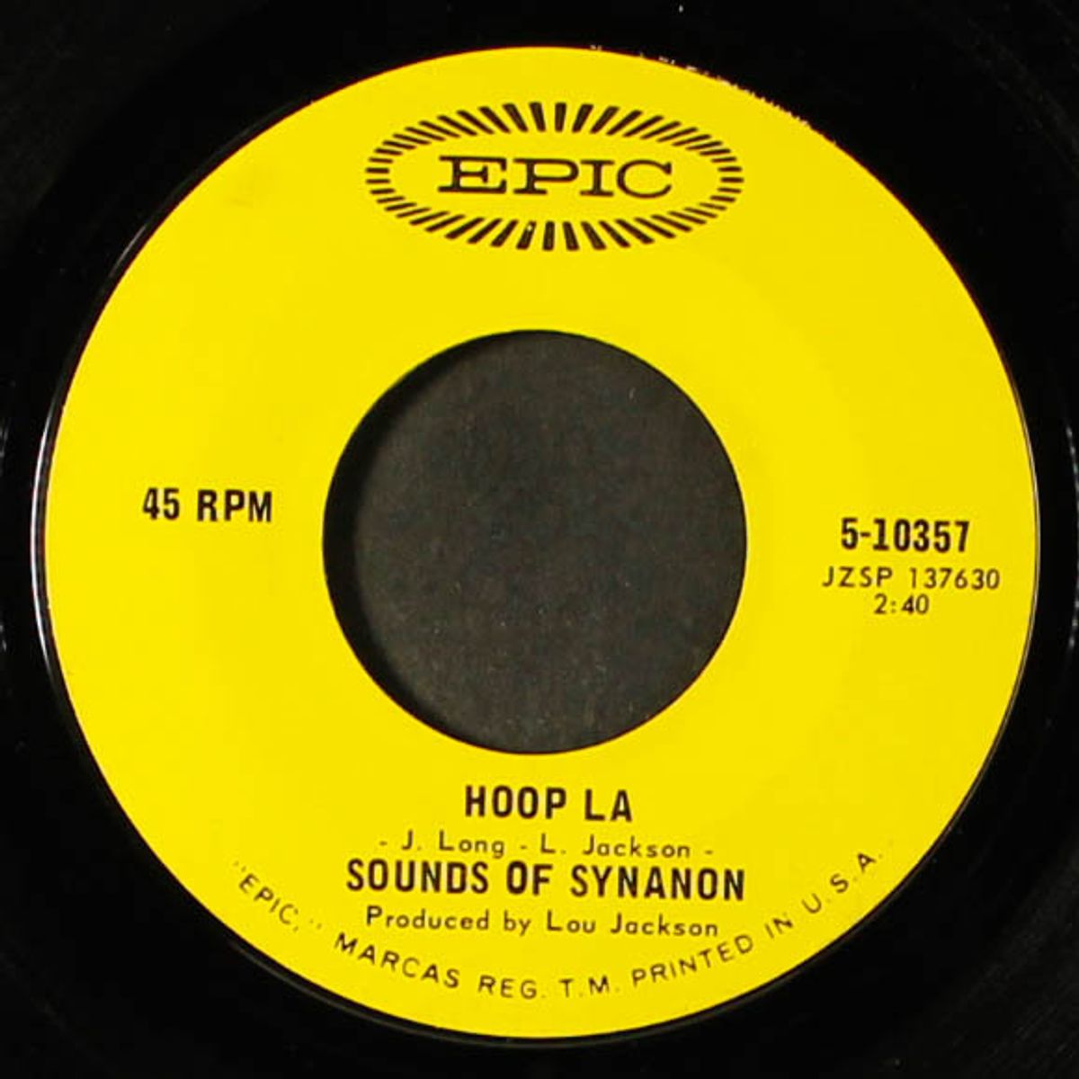 hoop la / long hoop la by SOUNDS OF SYNANON