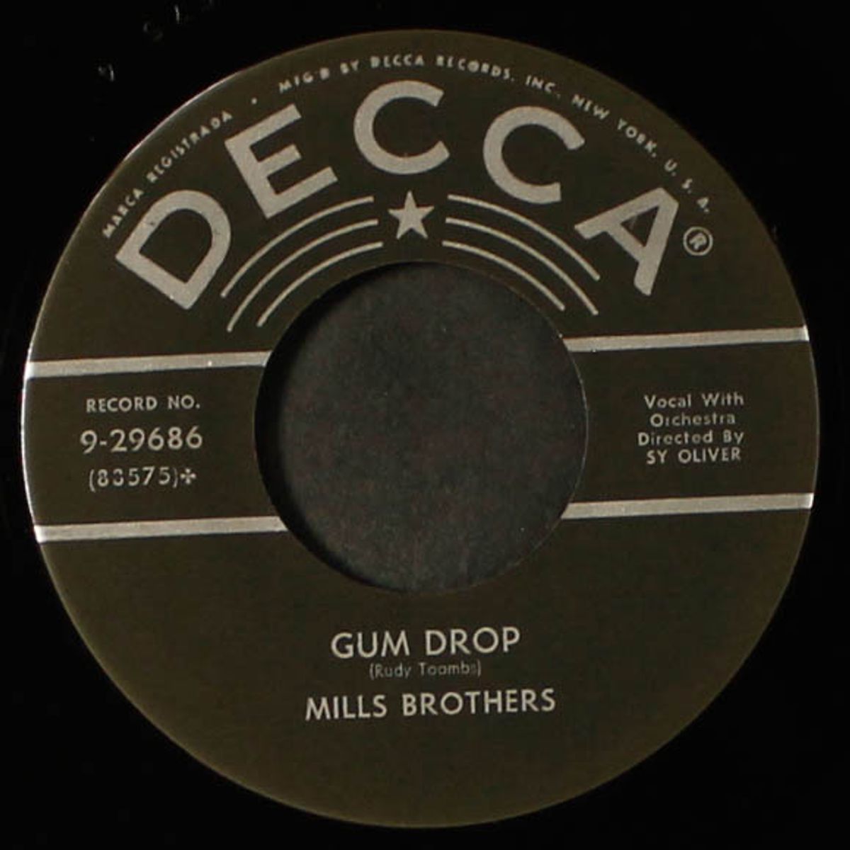 suddenly there's a valley / gum drop by MILLS BROTHERS