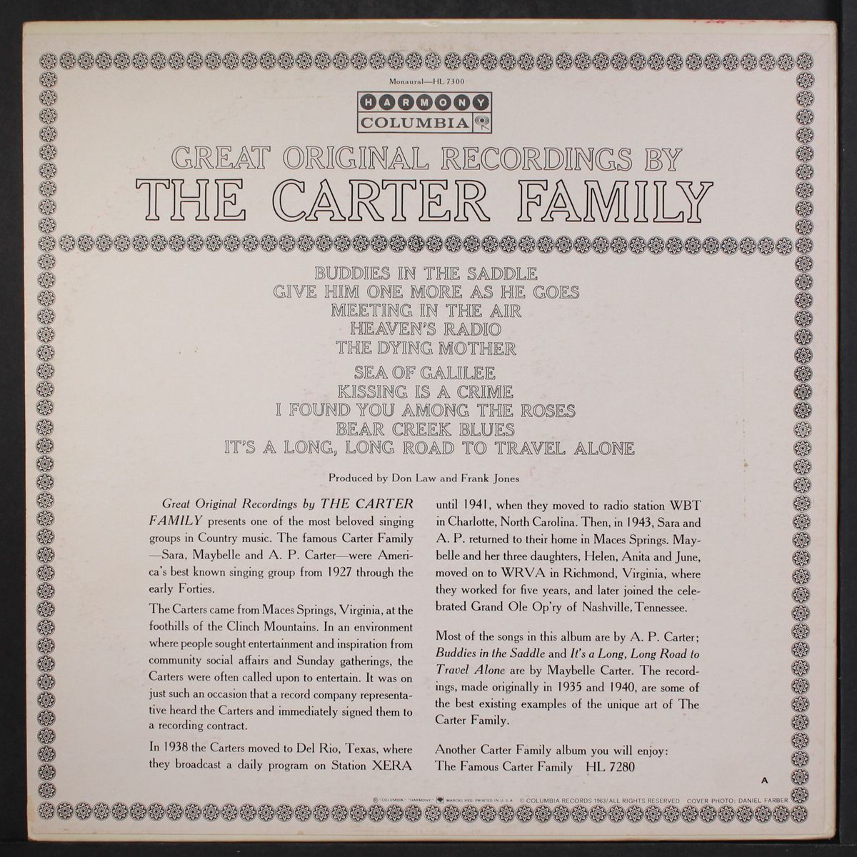 great original recordings by CARTER FAMILY