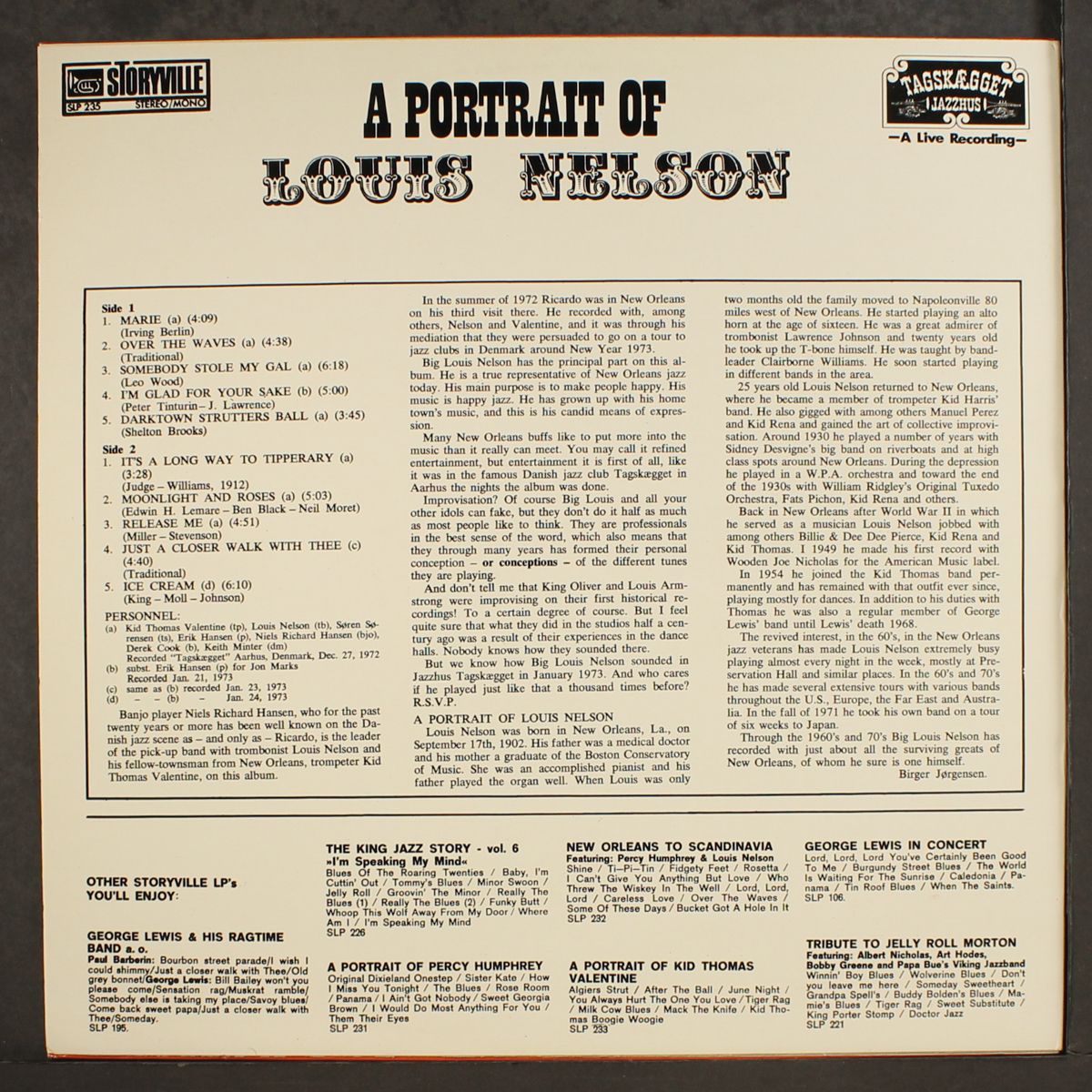 a portrait of by LOUIS NELSON