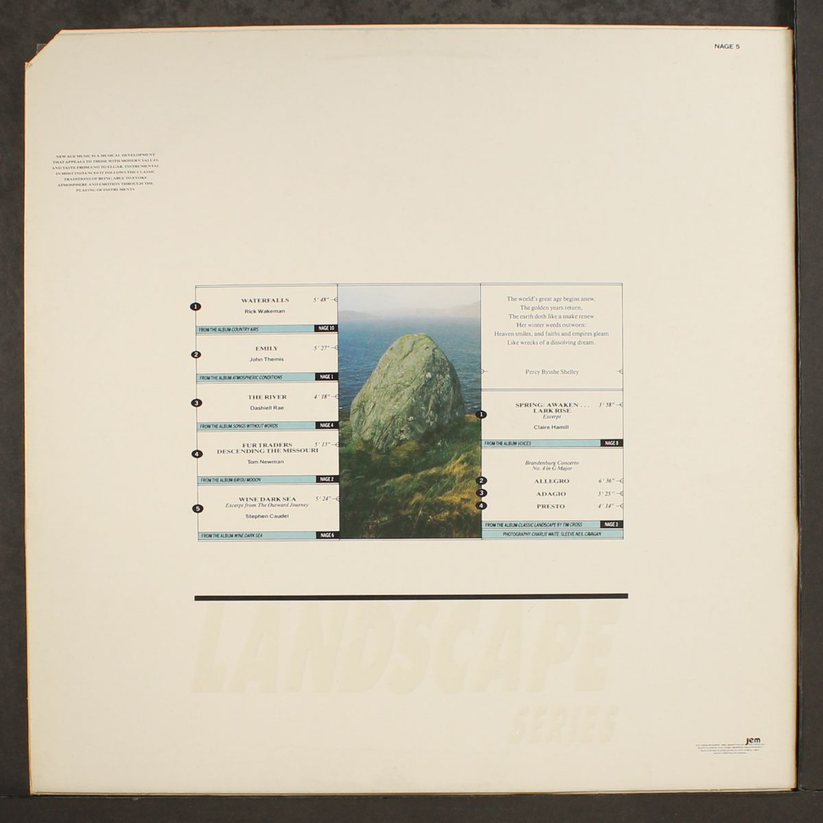 a new age compilation, standing stones by VARIOUS