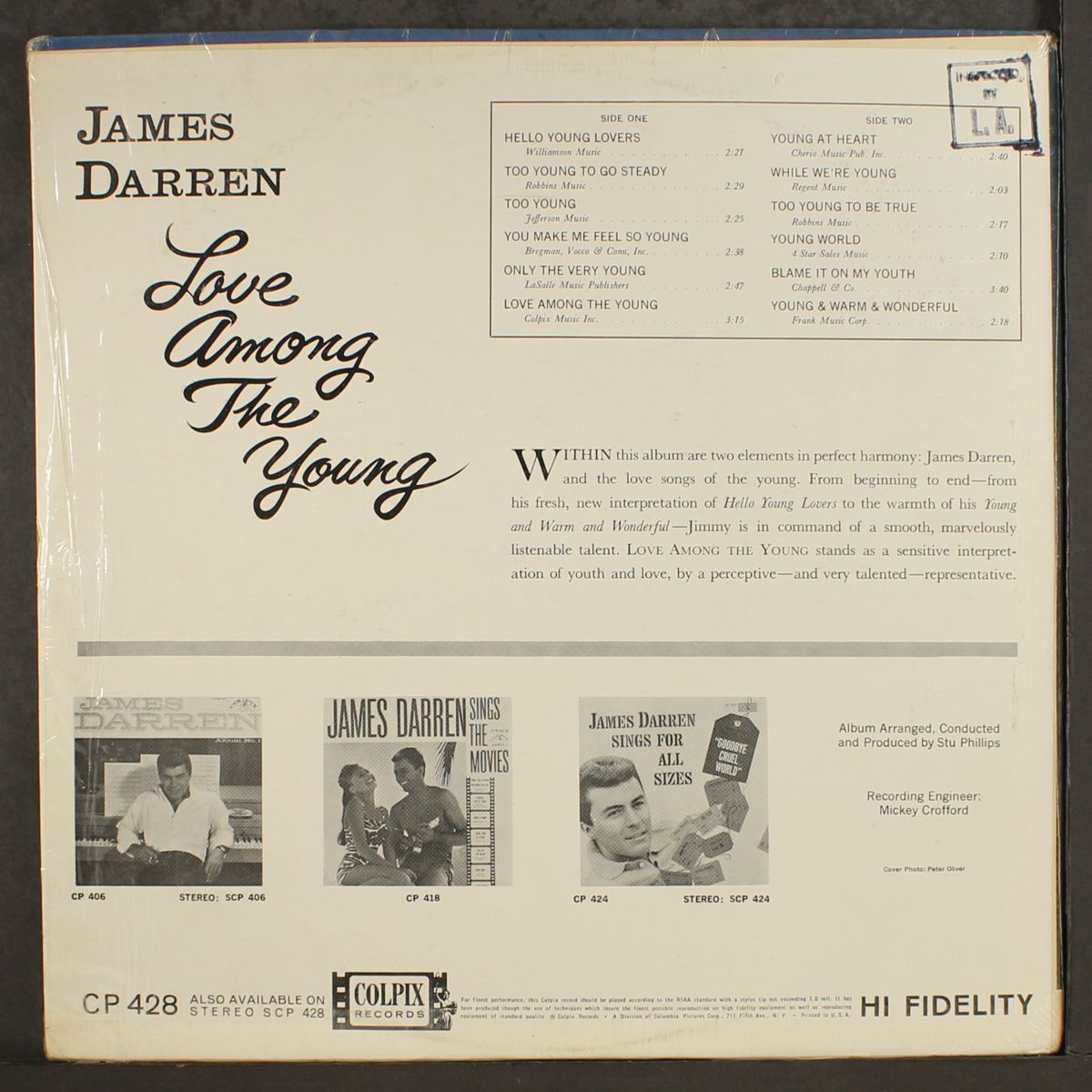 love among the young by JAMES DARREN